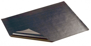 Dauerbackfolie 780 x 570 mm x 0,13 mm, schwarz-silber