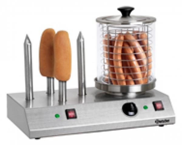 Hot-Dog-Gerät, mit 4 Spezial-Toaststangen